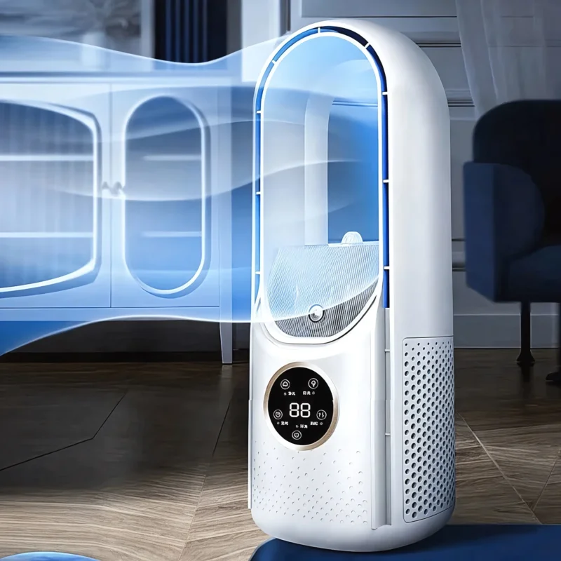 Luftkühler, tragbarer, leiser Ventilator ohne Rotorblätter