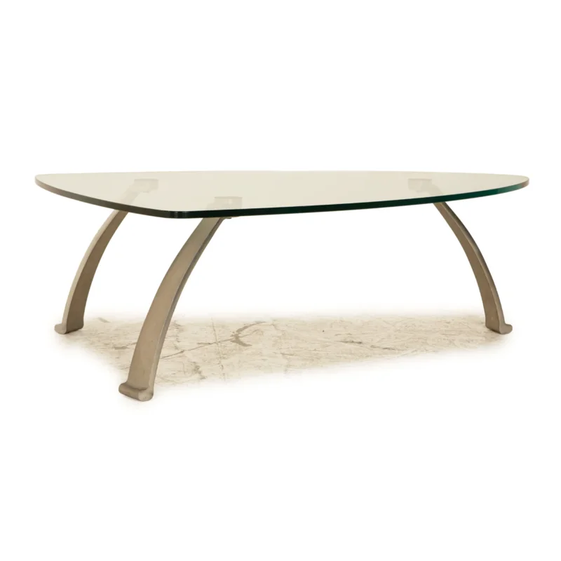 Rolf Benz 5021 Glas Couchtisch Grau