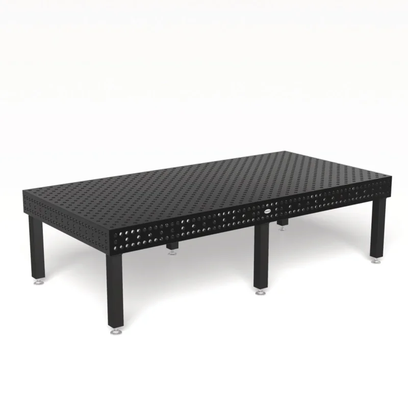 Produktansicht von Siegmund Schweißtisch 3000 x 1500 x 200 mm Professional Extreme 8.7 System 28 Plasmanitriert, Diagonalraster Höhe 650 mm