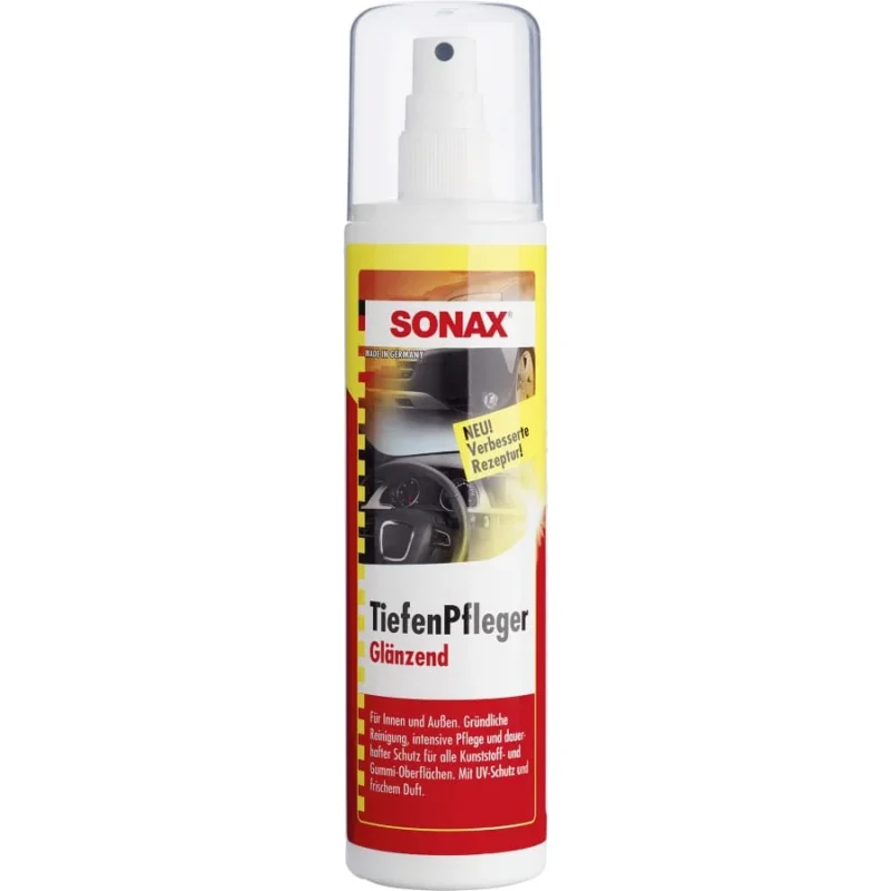SONAX Kunststoffreiniger Tiefenpflege, glänzend 300 ml Pumpflasche