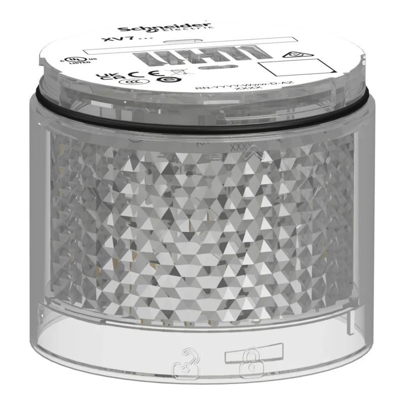 Schneider Electric - Signalsäulenelement, optisch Leuchtelement Blitzl. XVB7C67 Ws Led 24V Acdc