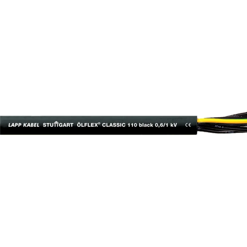 Lapp Kabel&Leitung - Energiekabel >= 1 kV, für ortsveränderlichen Einsatz ÖLFLEX CLASSIC 110 Black 1120237 0,6/1kV 5G0,75