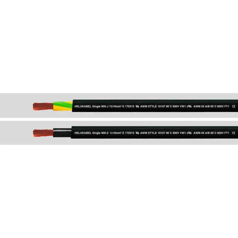 Klimaprime - Aderleitung HEL SINGLE 600-O 1x 35 SW SINGLE 600-O 1x 35 S Aderleitung UL/CSA