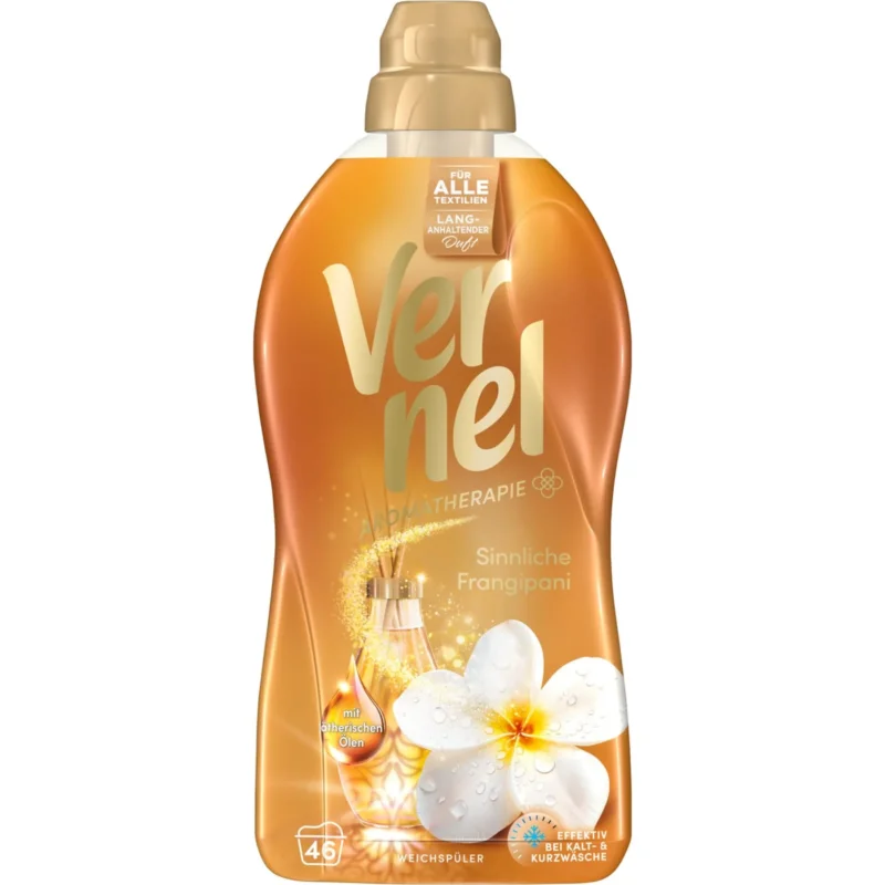 Vernel Aromatherapie Sinnliche Frangipani Weichspüler