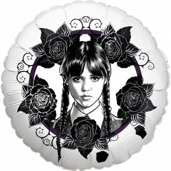 Wednesday Helium Ballon Gothic Leeg 45cm van VDV Benefit koop je bij Partywinkel