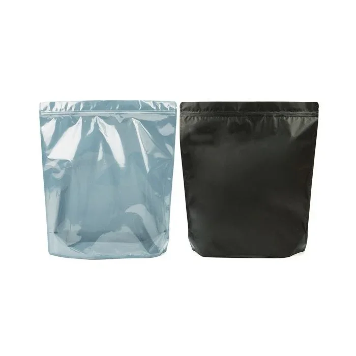 Stand Up Pouches Transparent/Black 10.2x6x15.2cm | 57 grams